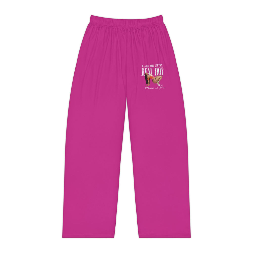Women's Pajama Pants - 'Real Love' Floral Lounge Sleepwear