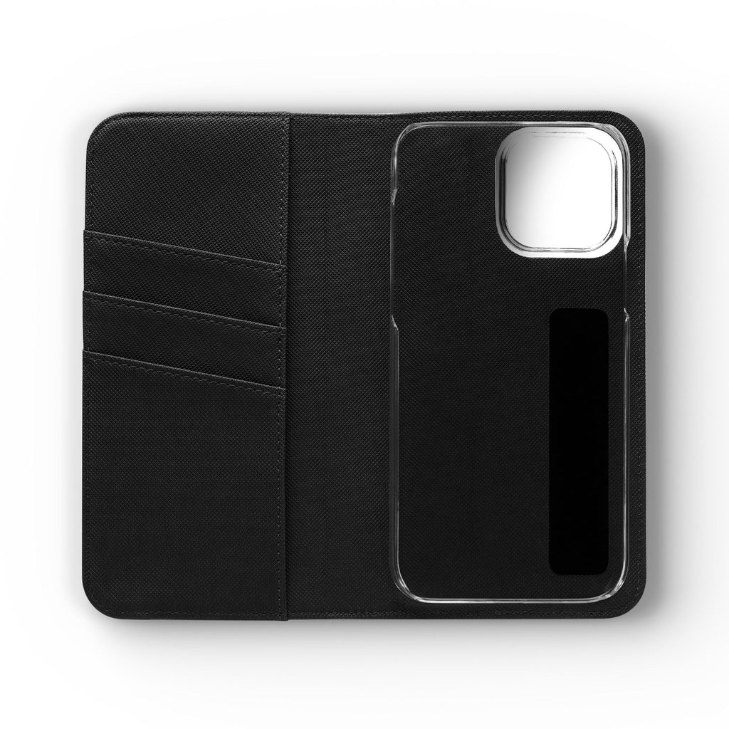 Black Personalized Flip Phone Case – "Super Wet" Graphic & Name (Tamena)