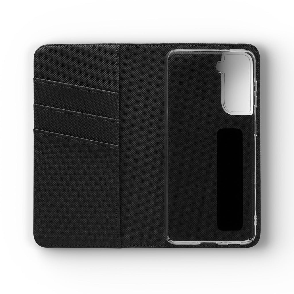 Black Personalized Flip Phone Case – "Super Wet" Graphic & Name (Tamena)
