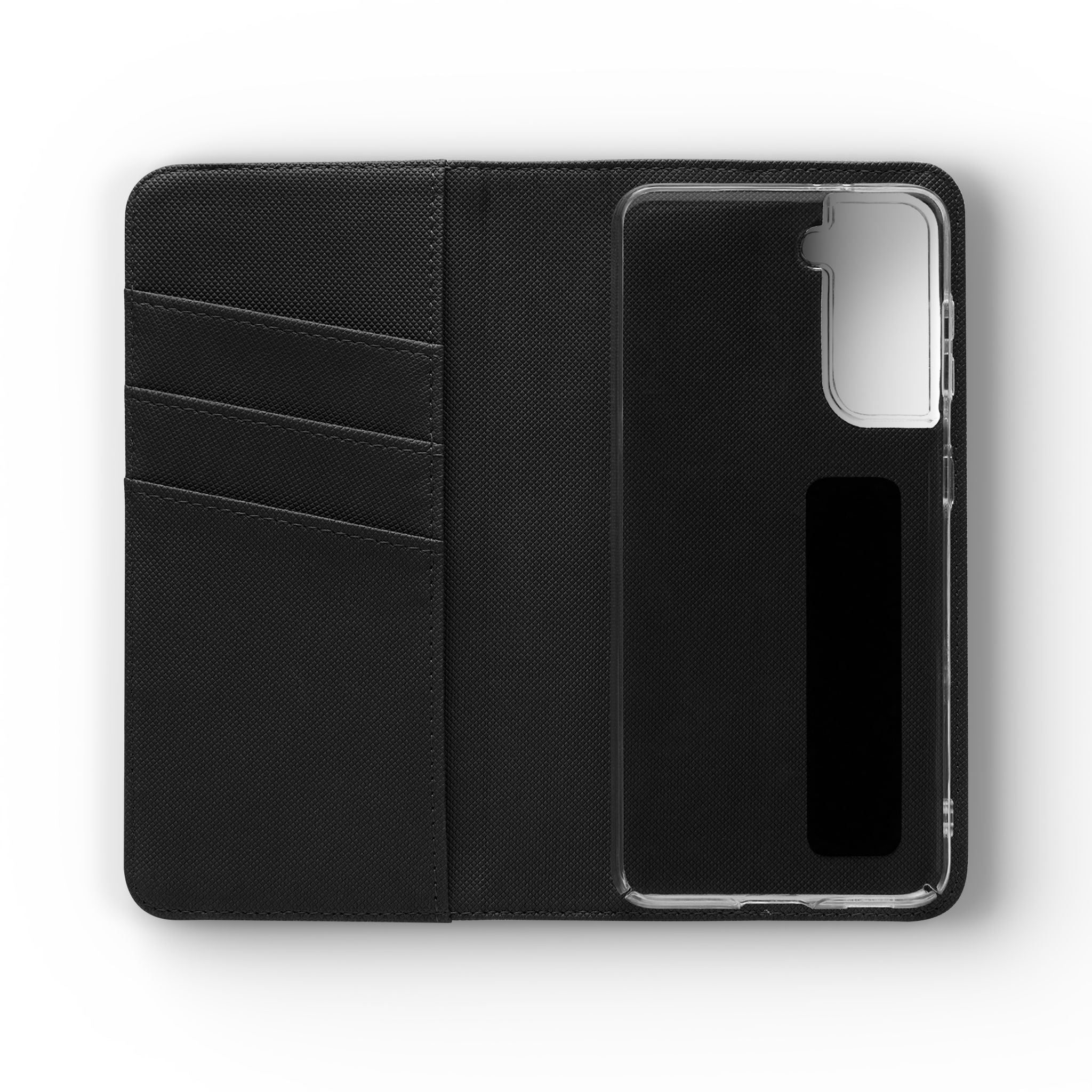 Black Personalized Flip Phone Case – "Super Wet" Graphic & Name (Tamena)