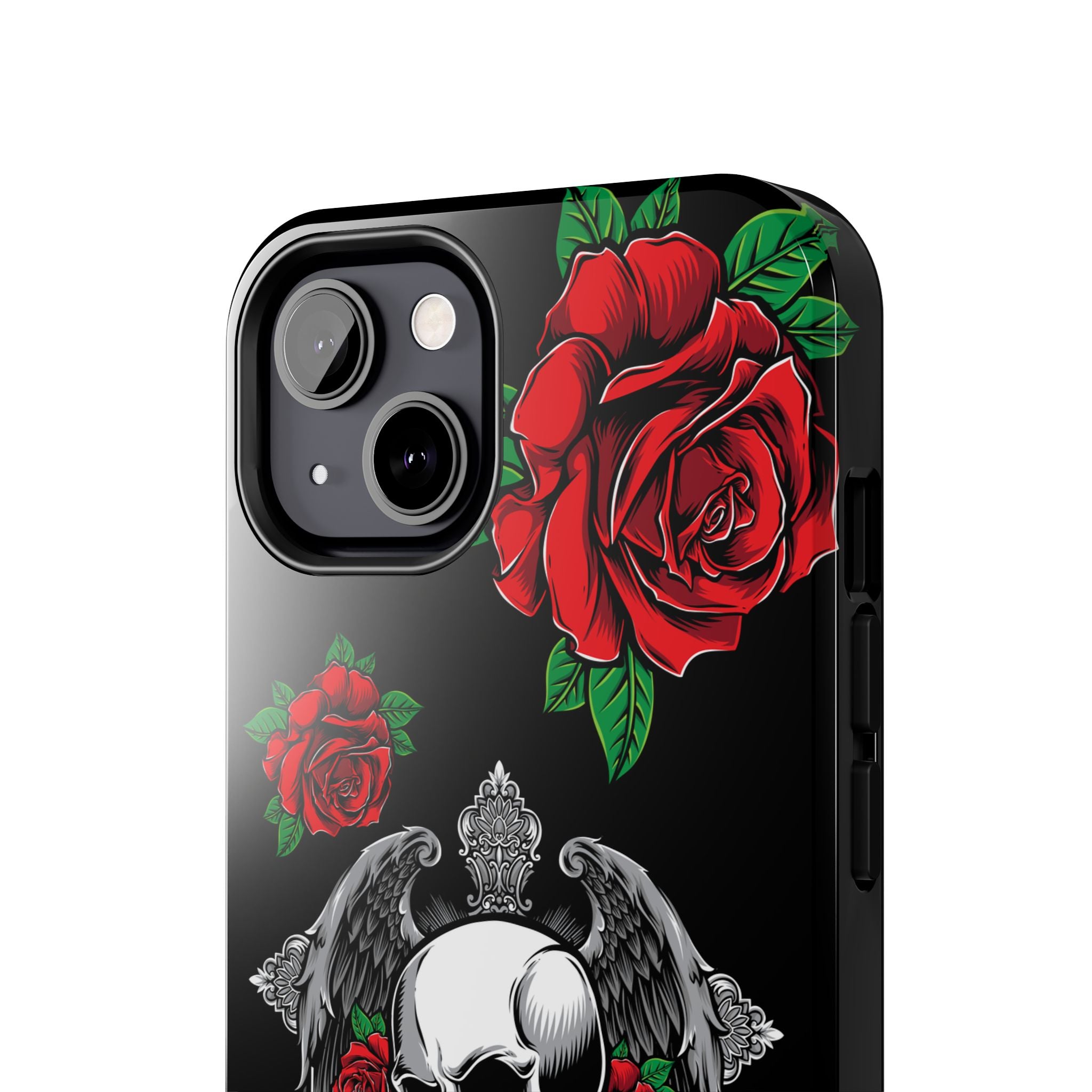 Skull and Rose Phone Case