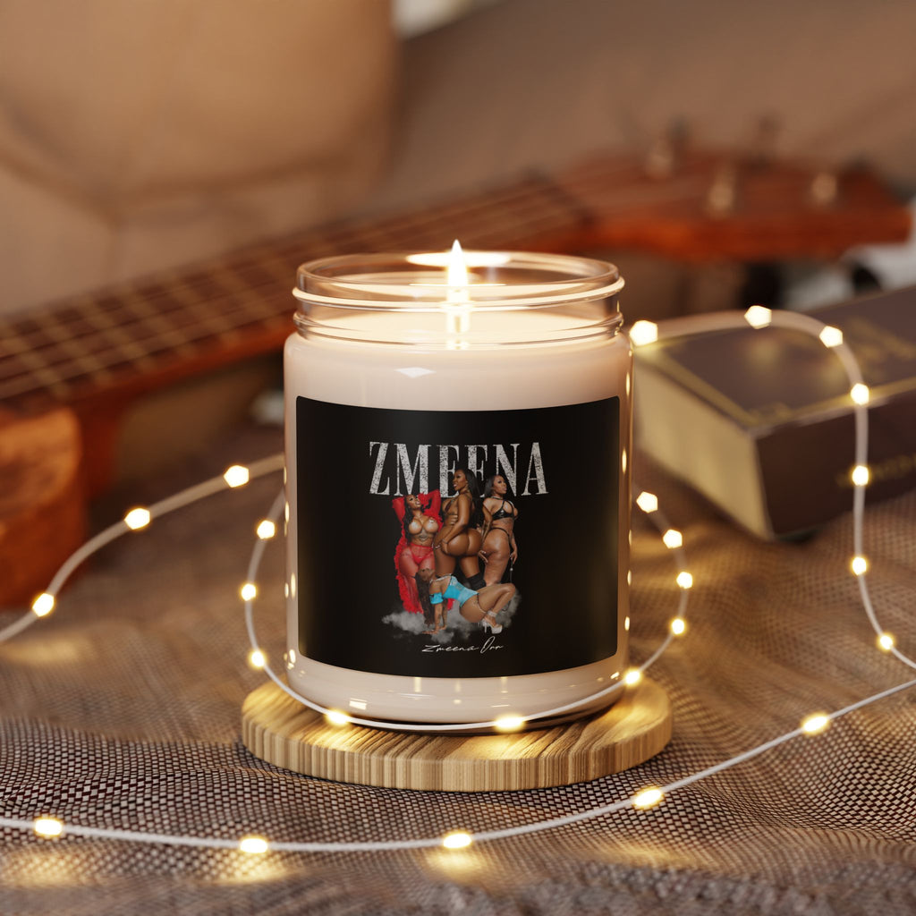 Soy Candle — ZMEENA Graphic Scented Jar (9oz)