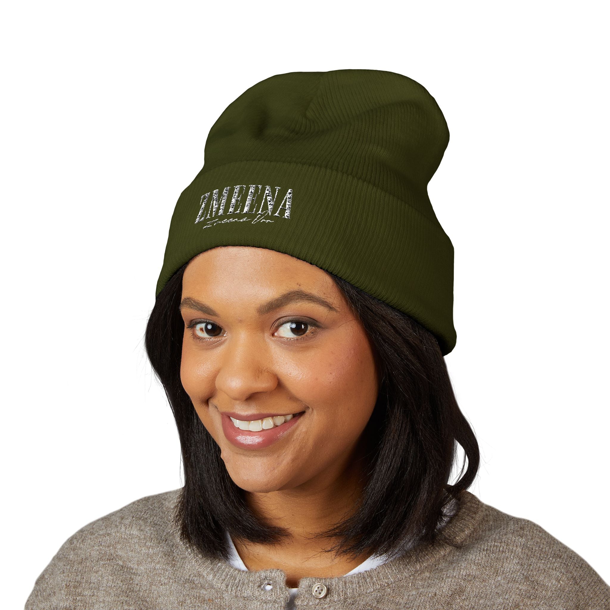 Embroidered Zmeena Beanie