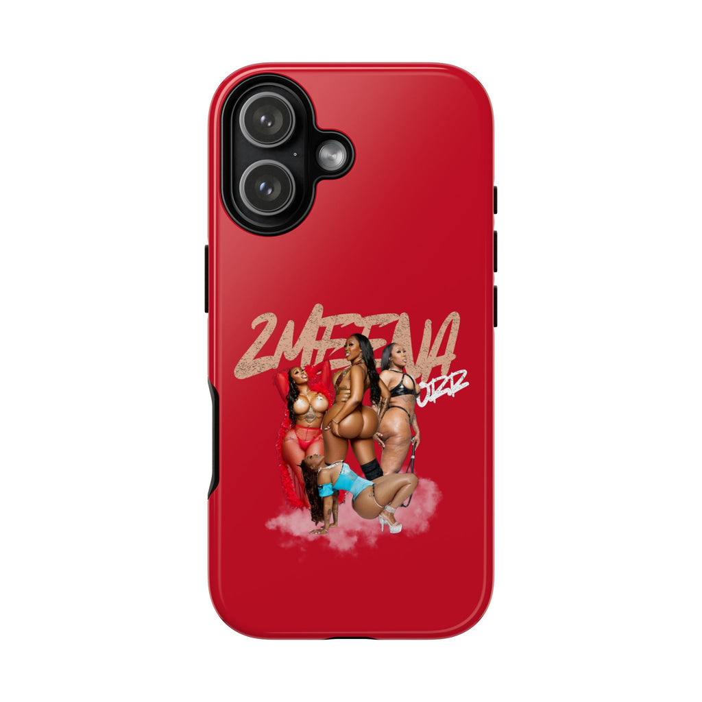 Phone Case - '2MEEZNA' Pin-Up Trio Graphic Slim Protective Cover