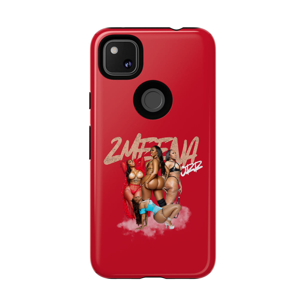 Phone Case - '2MEEZNA' Pin-Up Trio Graphic Slim Protective Cover