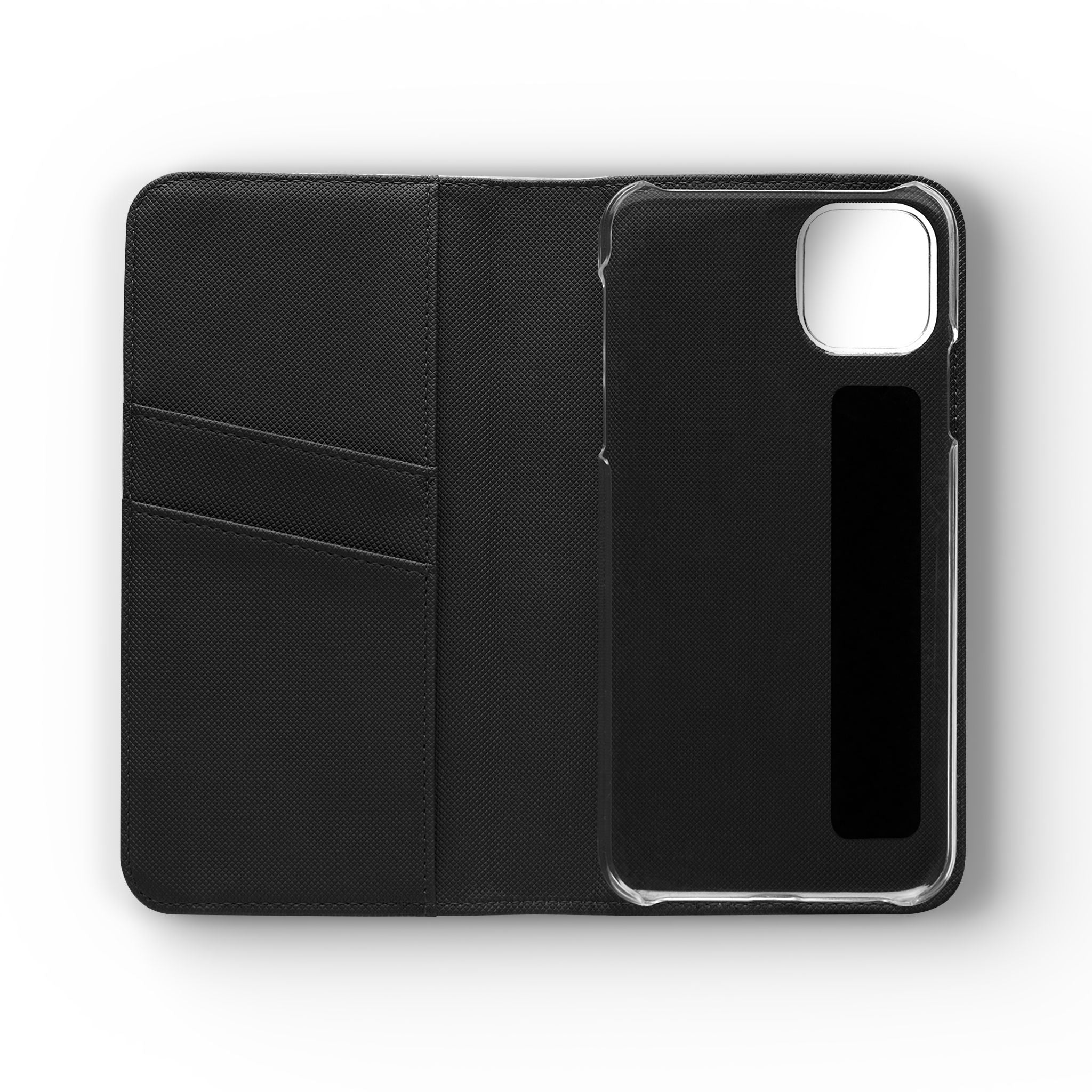 Black Personalized Flip Phone Case – "Super Wet" Graphic & Name (Tamena)