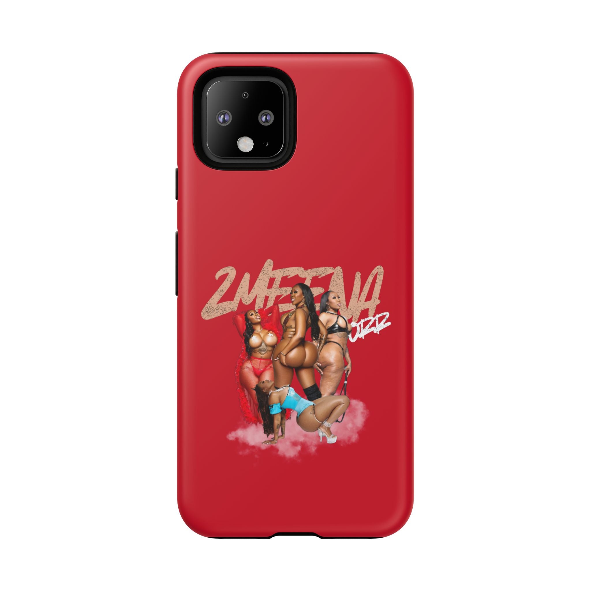 Phone Case - '2MEEZNA' Pin-Up Trio Graphic Slim Protective Cover