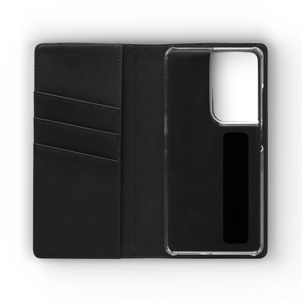 Black Personalized Flip Phone Case – "Super Wet" Graphic & Name (Tamena)