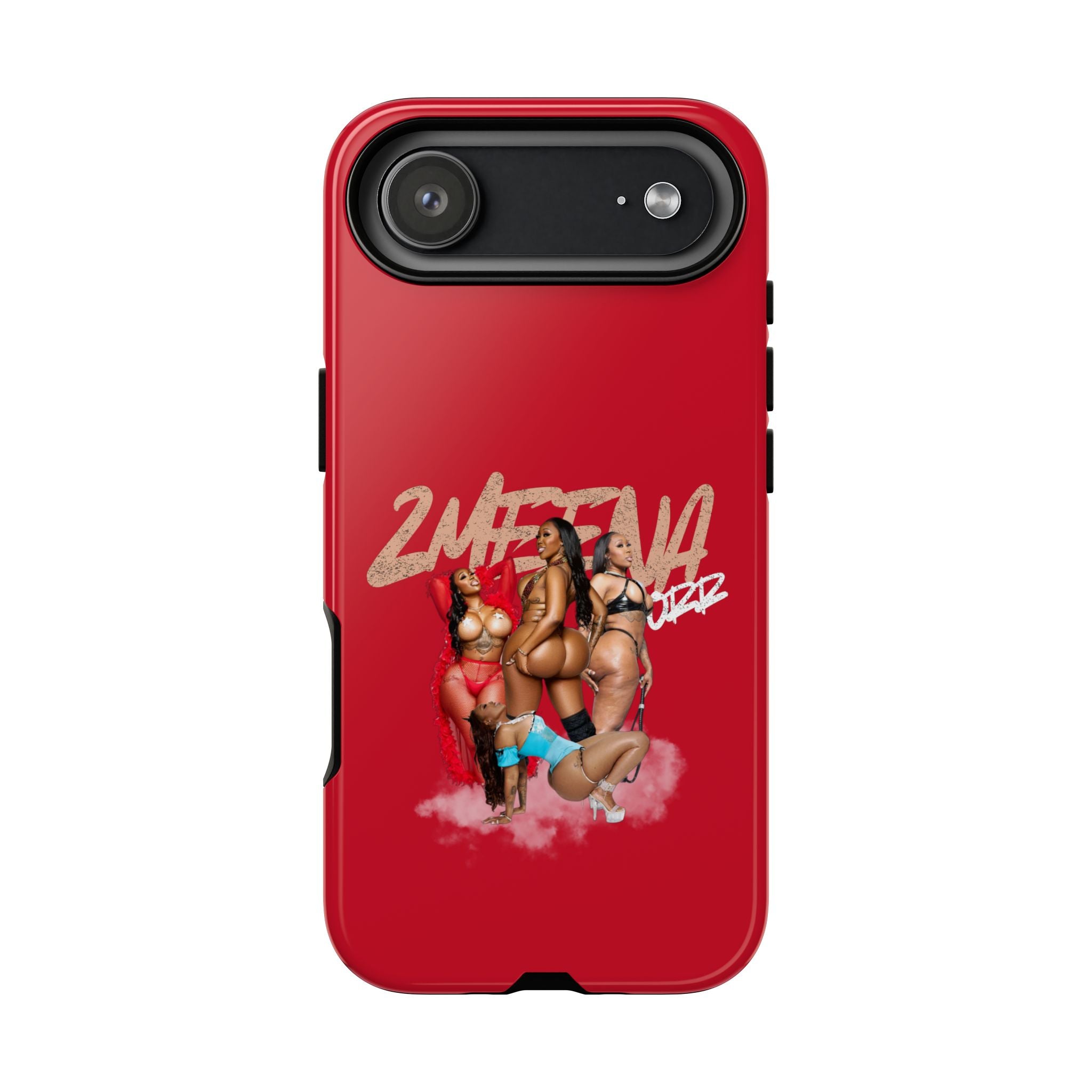 Phone Case - '2MEEZNA' Pin-Up Trio Graphic Slim Protective Cover