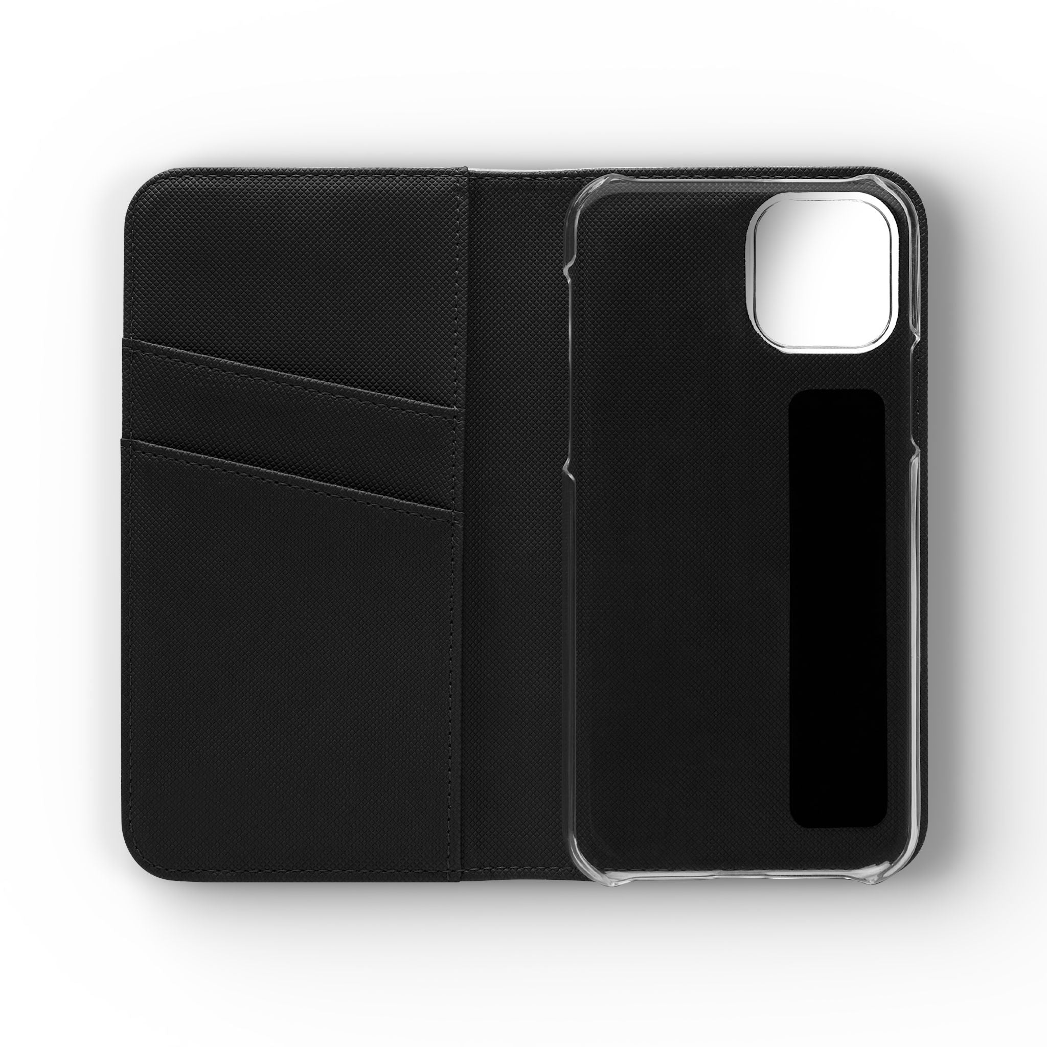 Black Personalized Flip Phone Case – "Super Wet" Graphic & Name (Tamena)