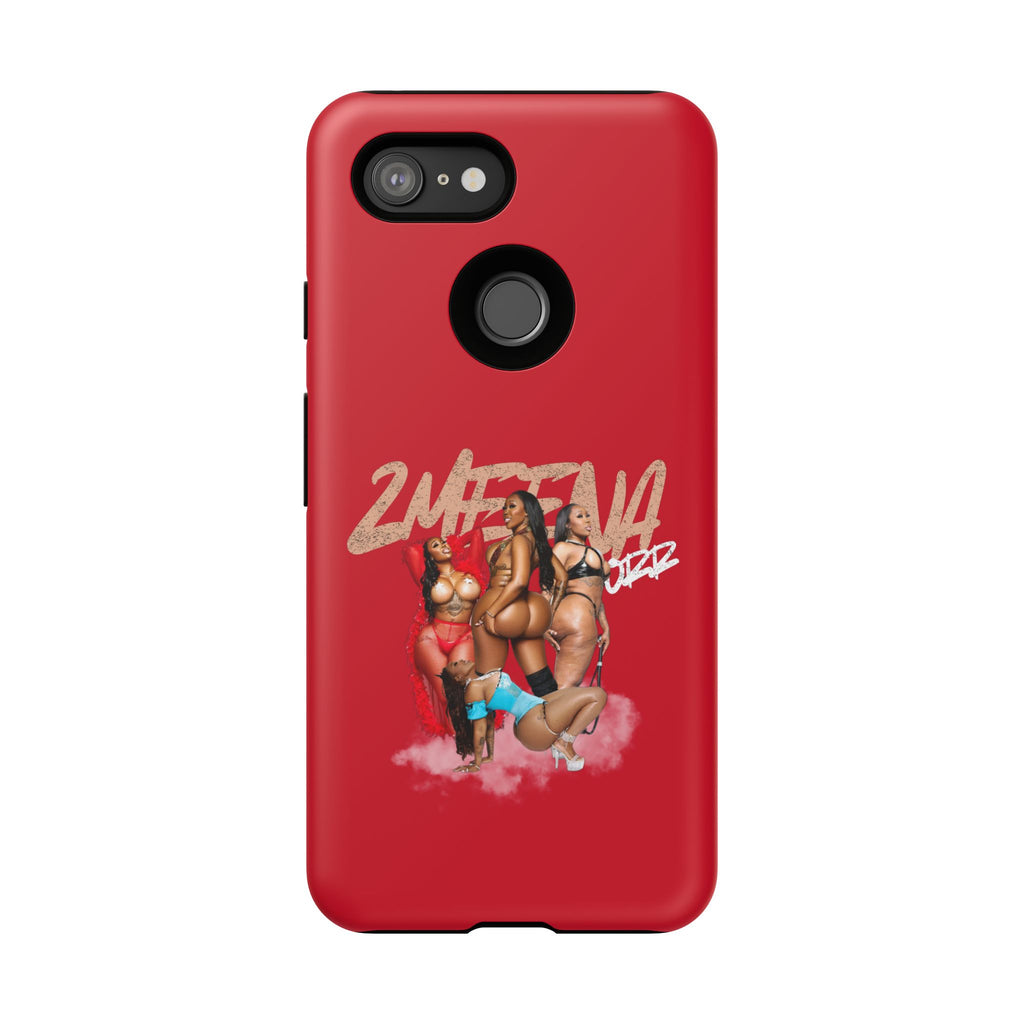 Phone Case - '2MEEZNA' Pin-Up Trio Graphic Slim Protective Cover