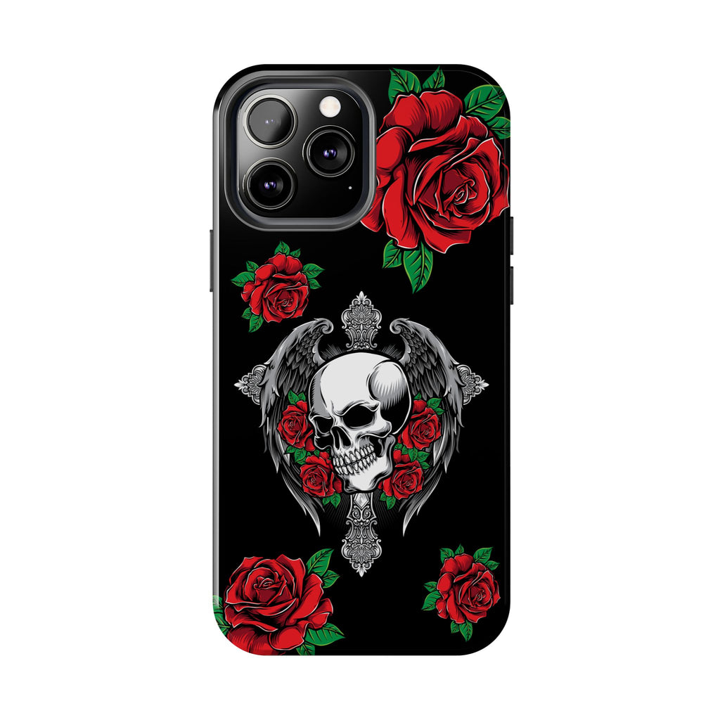 Skull and Rose Phone Case