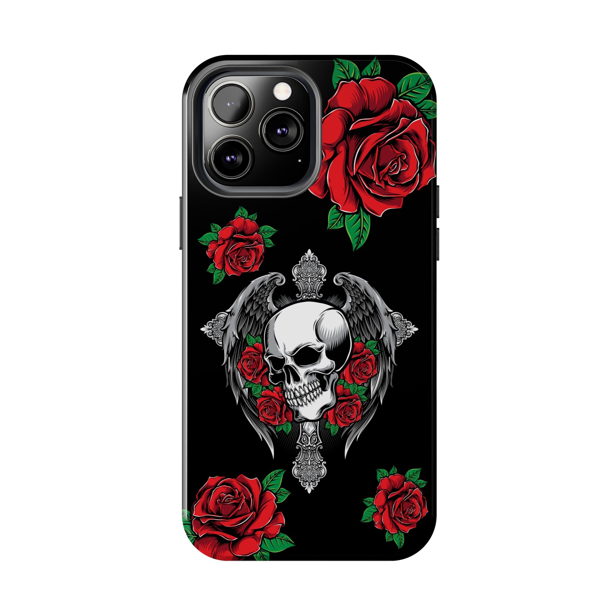 Skull and Rose Phone Case