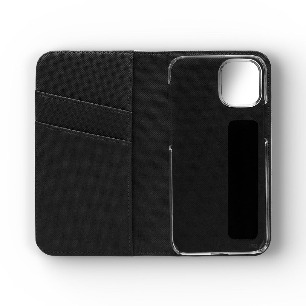 Black Personalized Flip Phone Case – "Super Wet" Graphic & Name (Tamena)