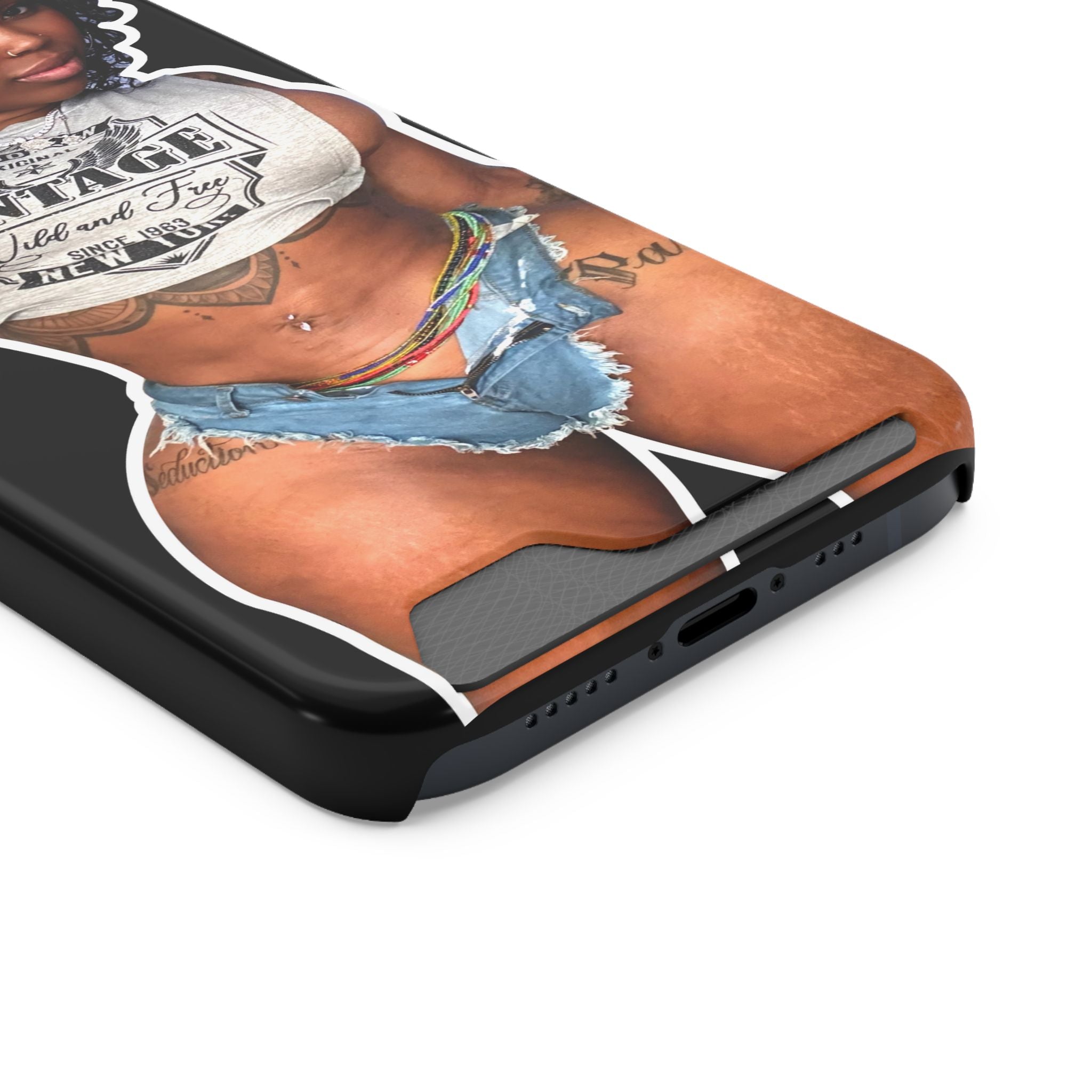 ZMEENAORR Phone Case With Card Holder