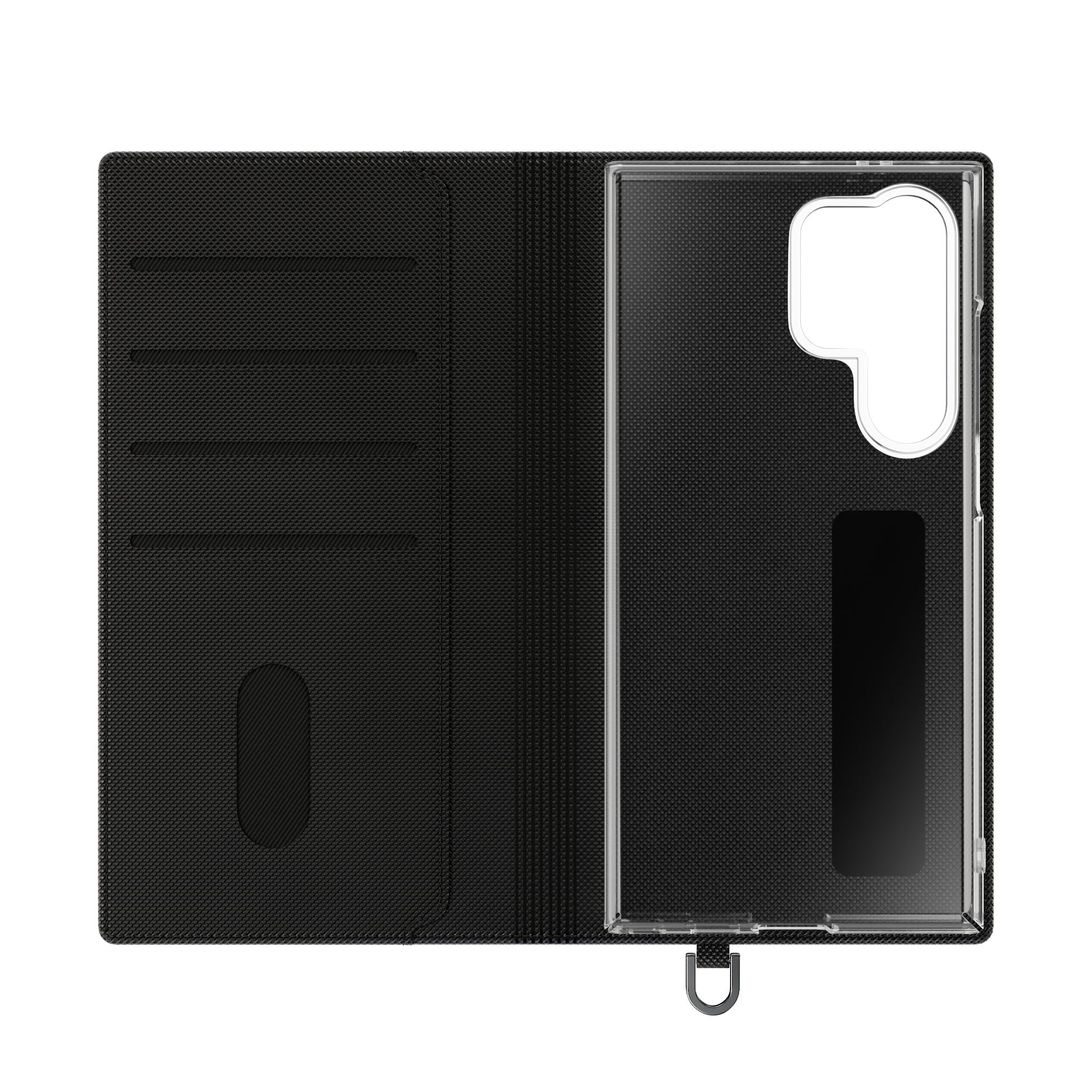 Black Personalized Flip Phone Case – "Super Wet" Graphic & Name (Tamena)