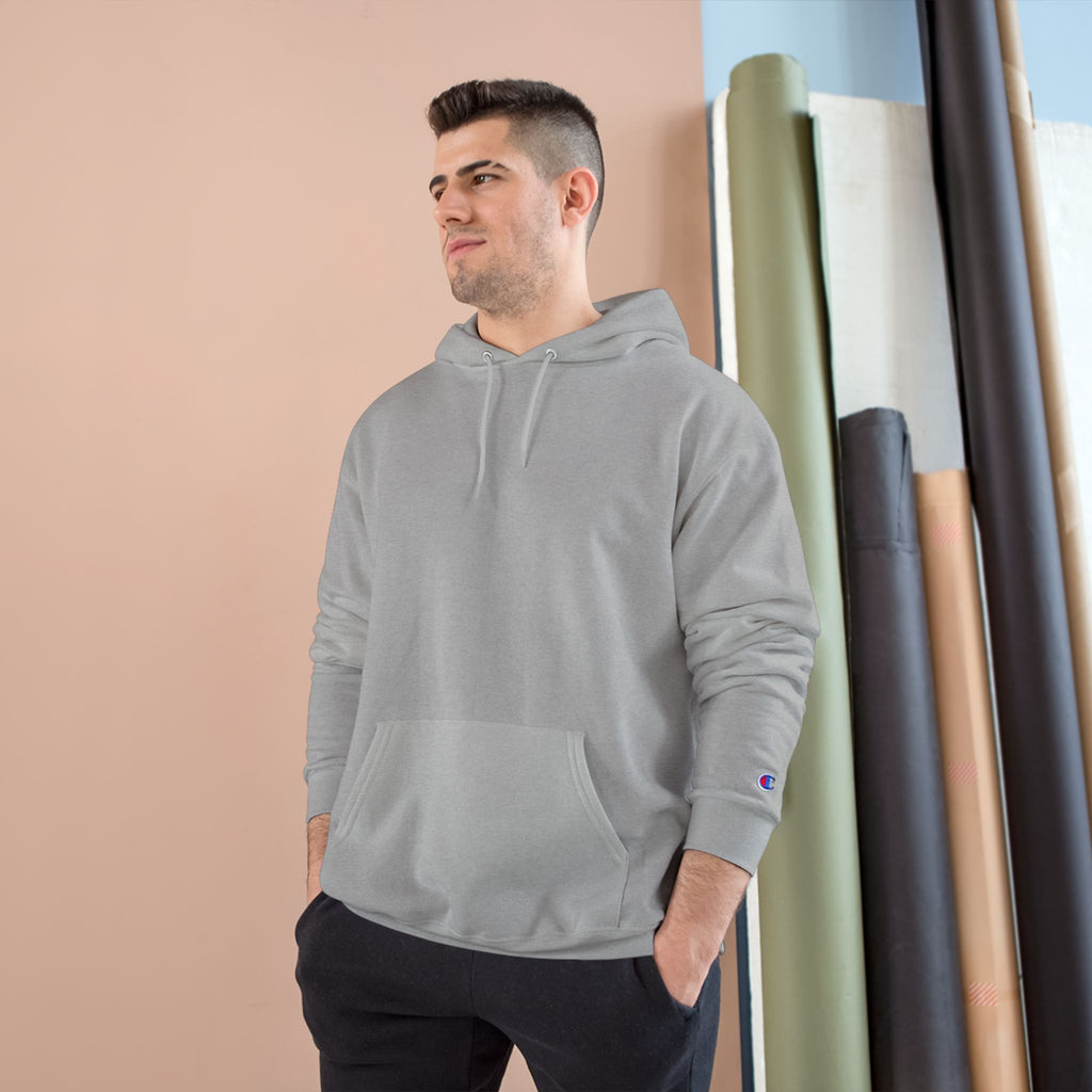 Champion Hoodie with '2WEEVA' Pinup Graphic - Streetwear Women's Back Print