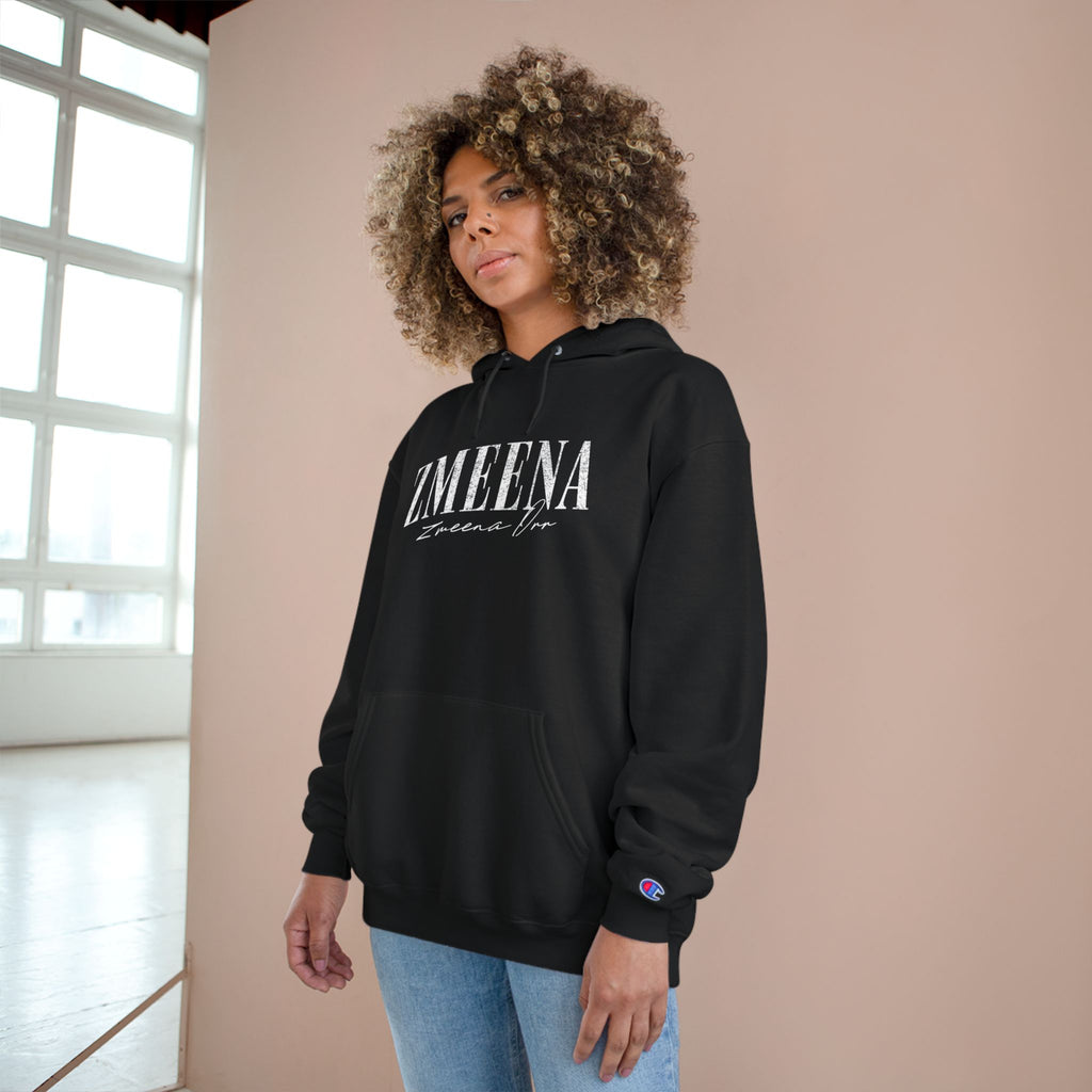 Hoodie — ZMEENA Graphic Hoodie with Pinup Trio Design