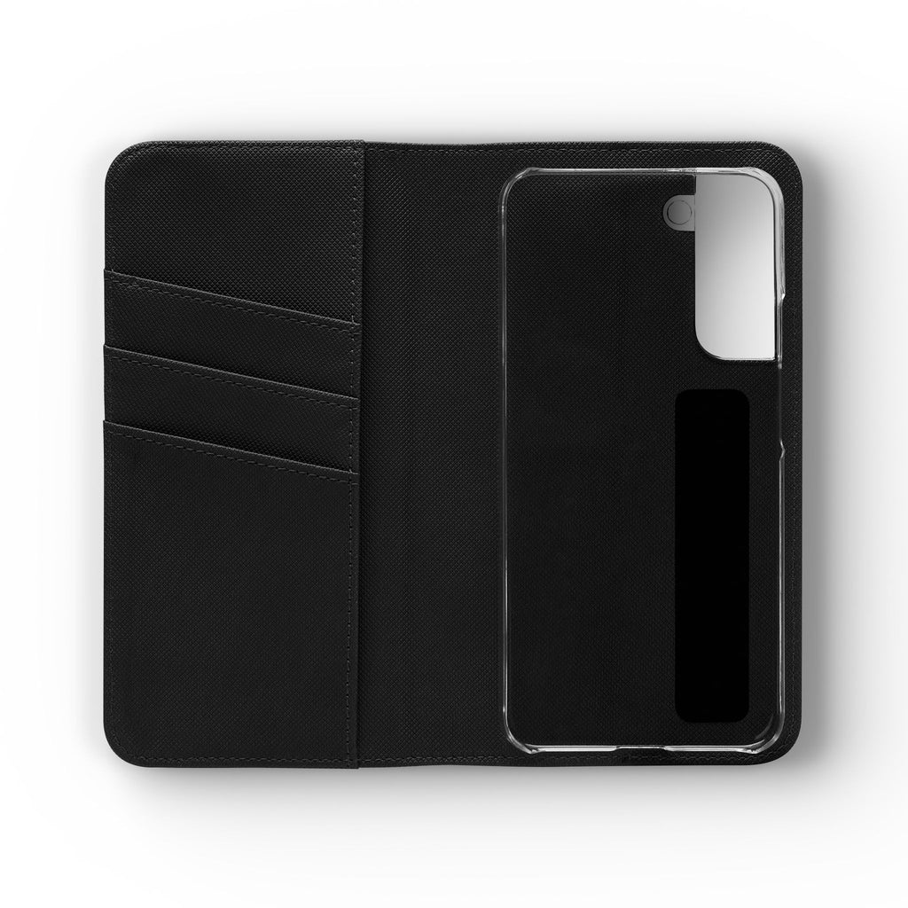Black Personalized Flip Phone Case – "Super Wet" Graphic & Name (Tamena)
