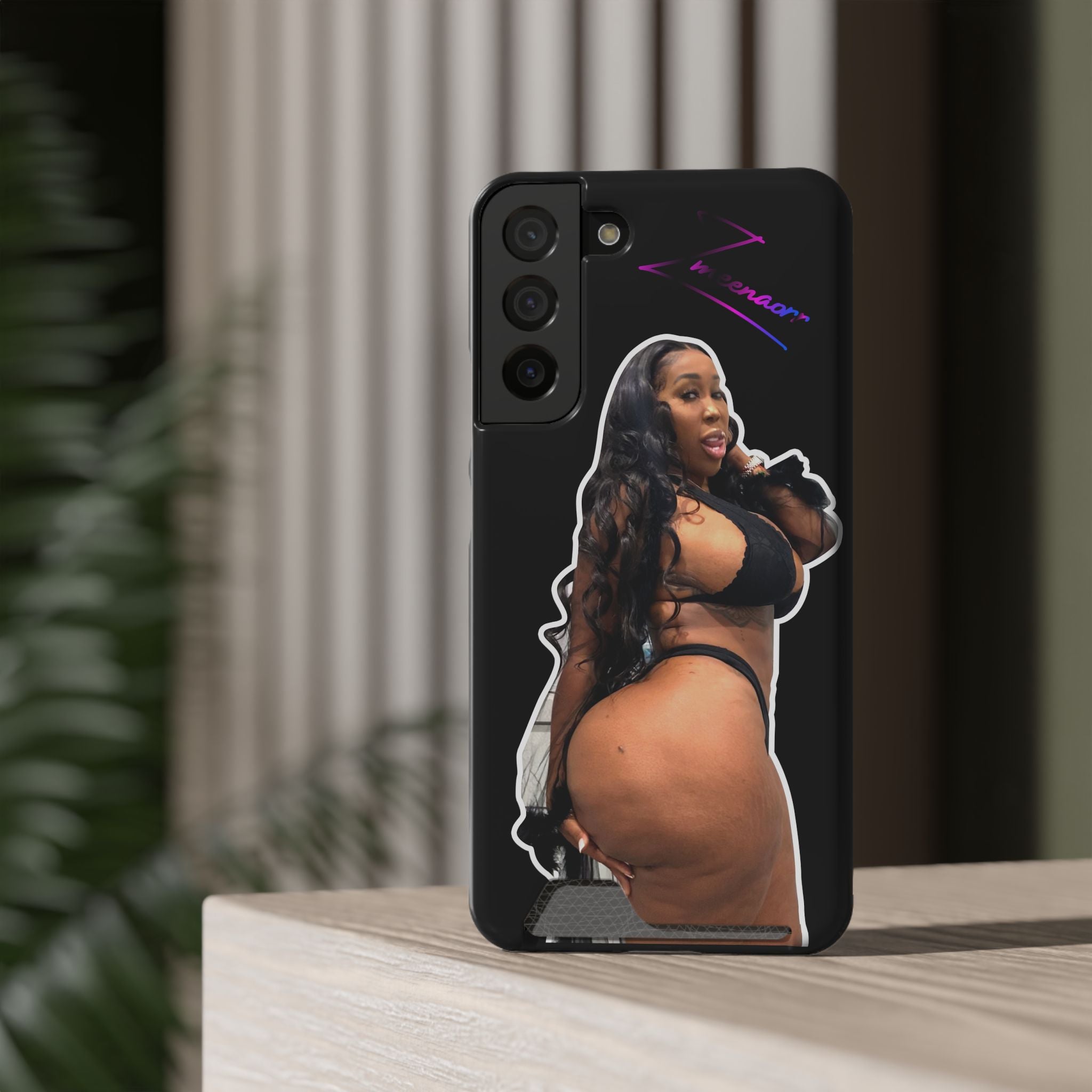 ZMEENAORR Phone Case X  With Card Holder