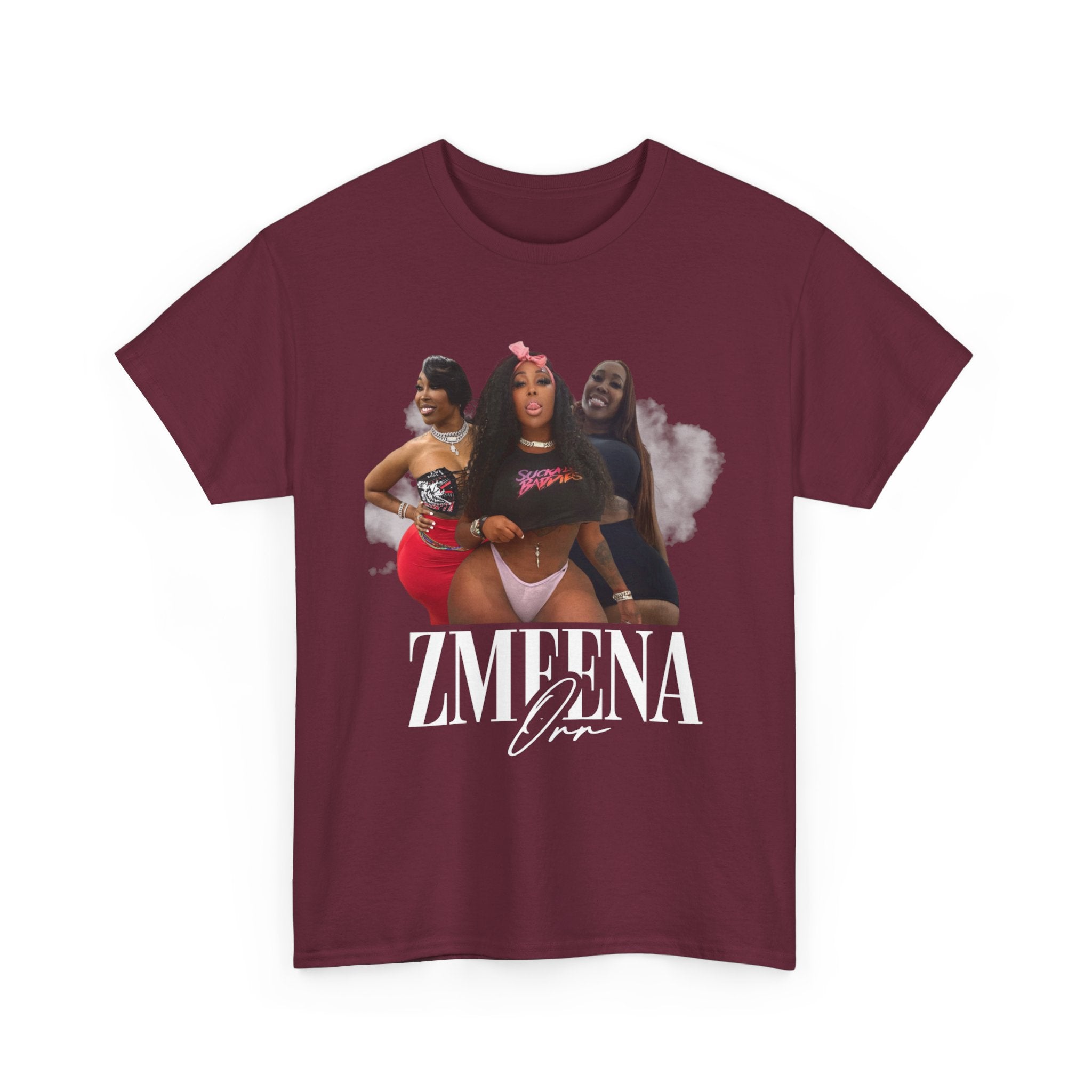 Zmeena Club Tee — Sexy Pinup Collage Graphic T-Shirt