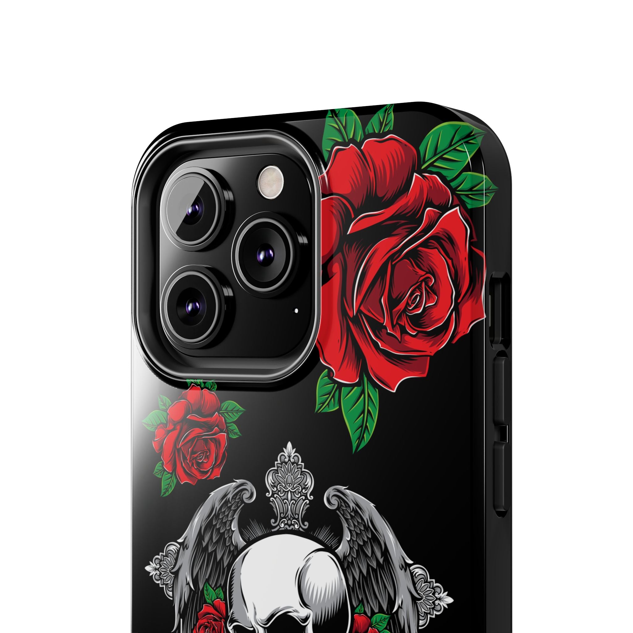 Skull and Rose Phone Case