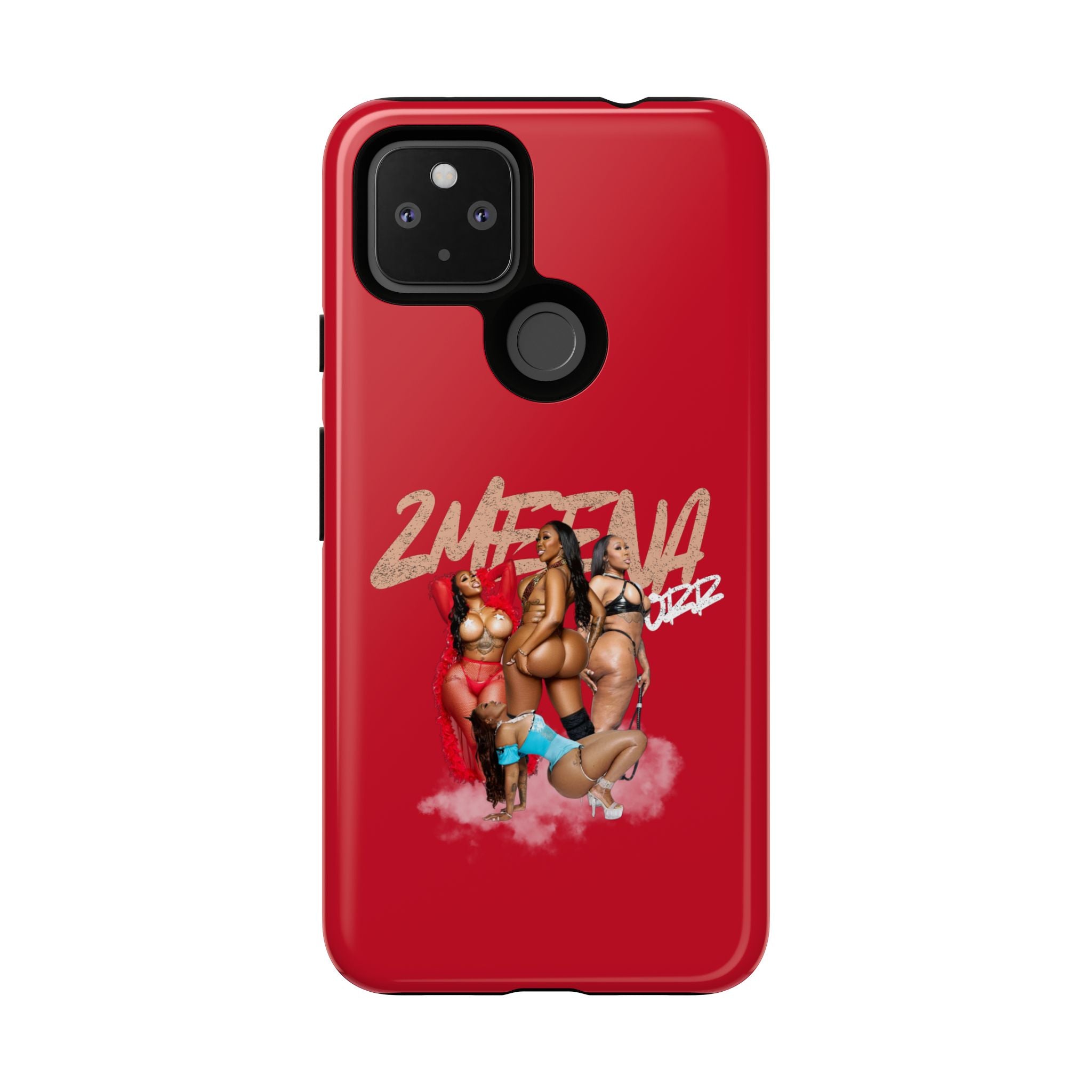 Phone Case - '2MEEZNA' Pin-Up Trio Graphic Slim Protective Cover