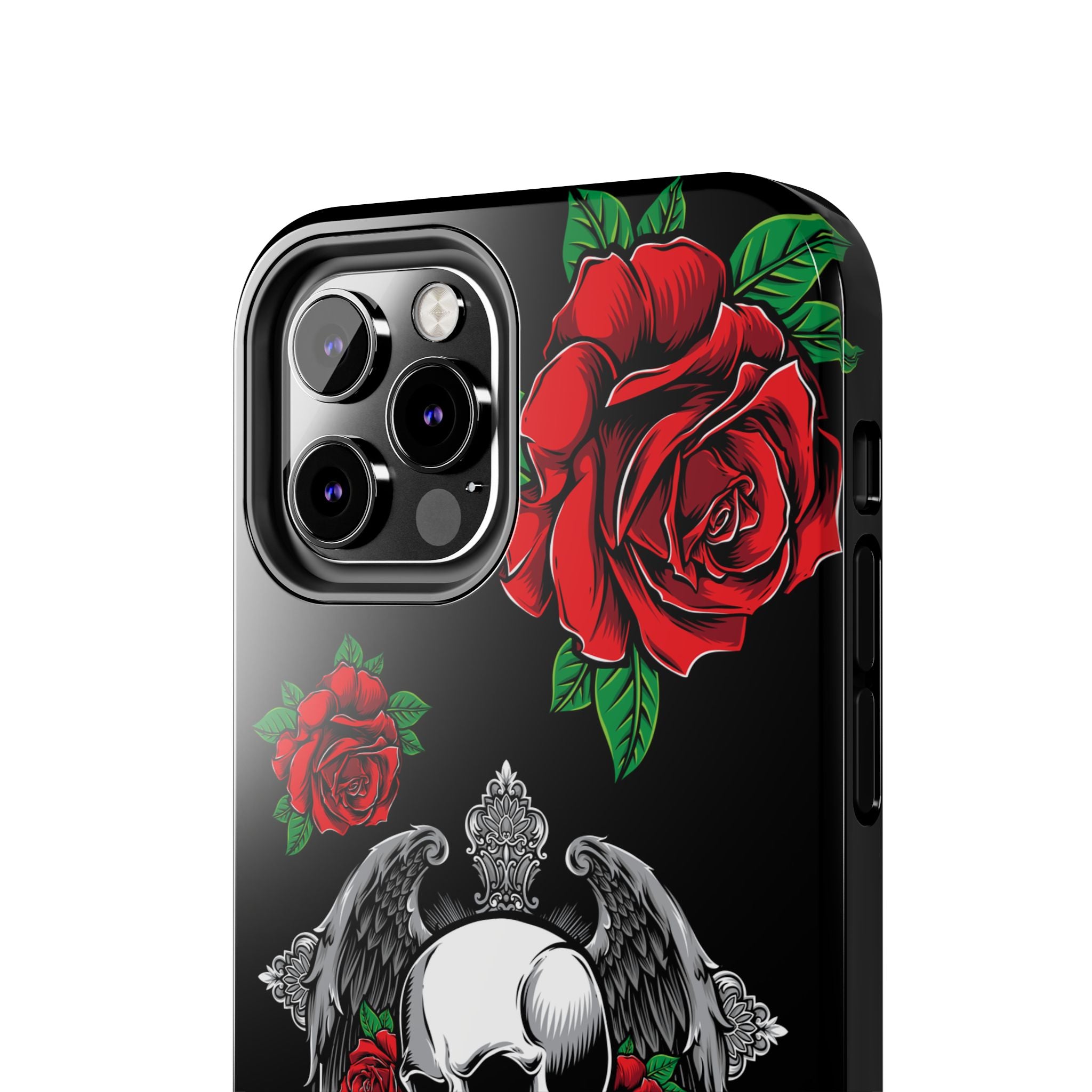 Skull and Rose Phone Case