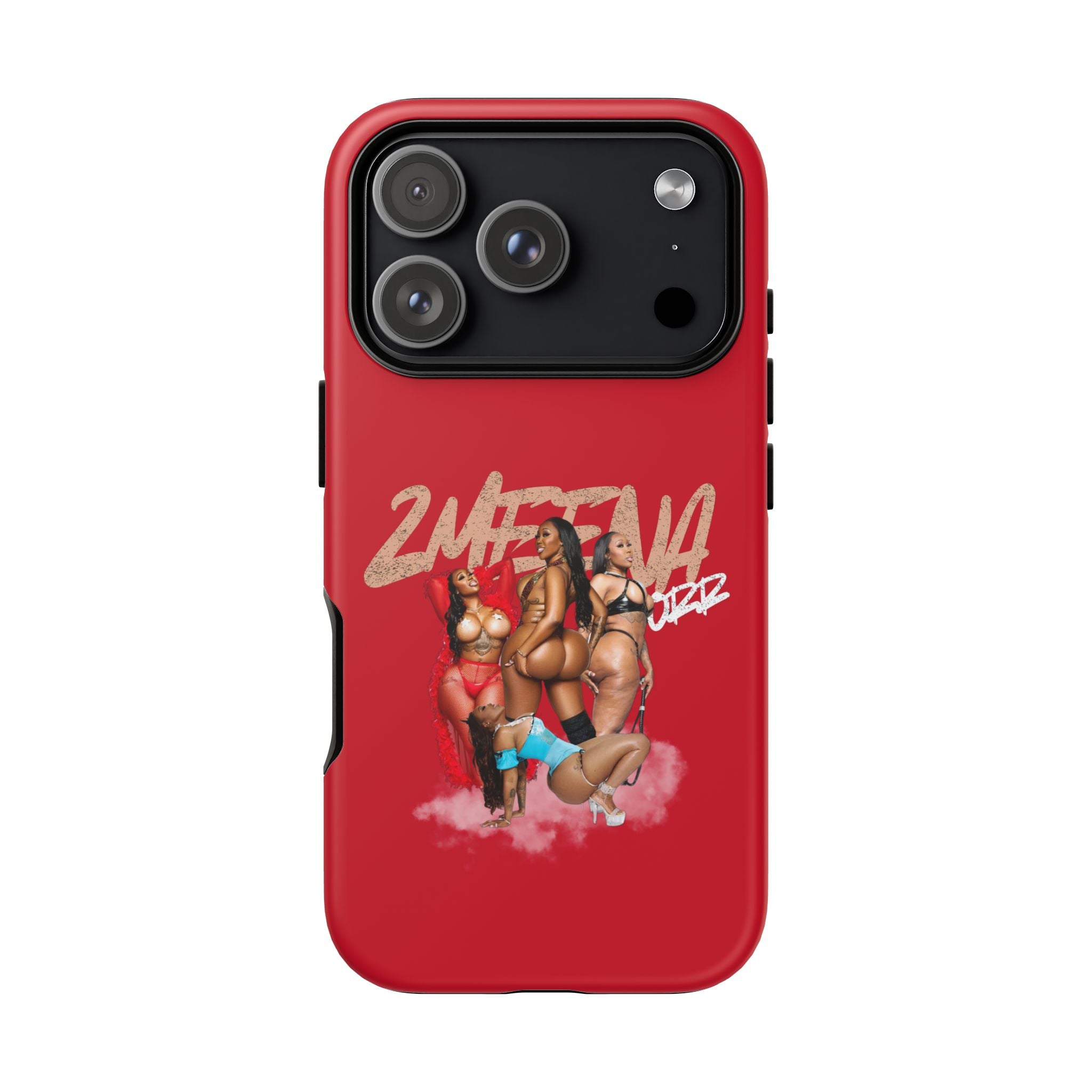 Phone Case - '2MEEZNA' Pin-Up Trio Graphic Slim Protective Cover