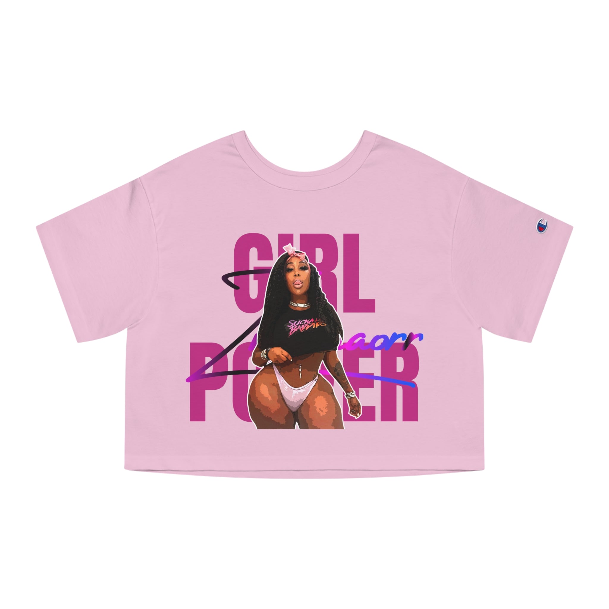 ZMEENAORR Champion Women's Heritage Cropped T-Shirt