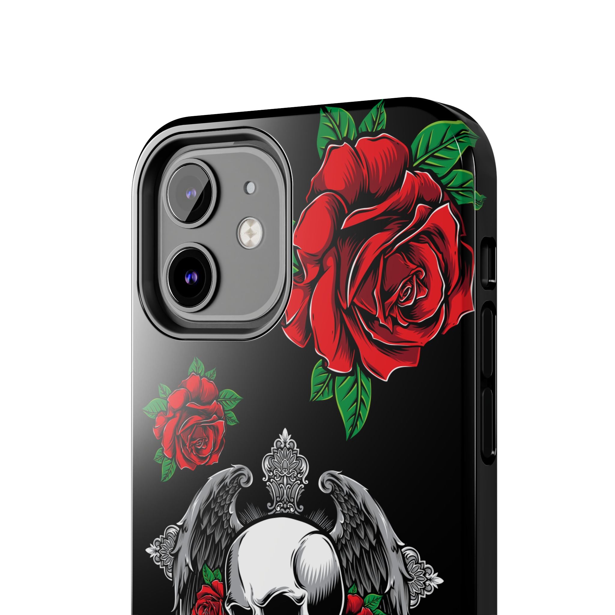 Skull and Rose Phone Case