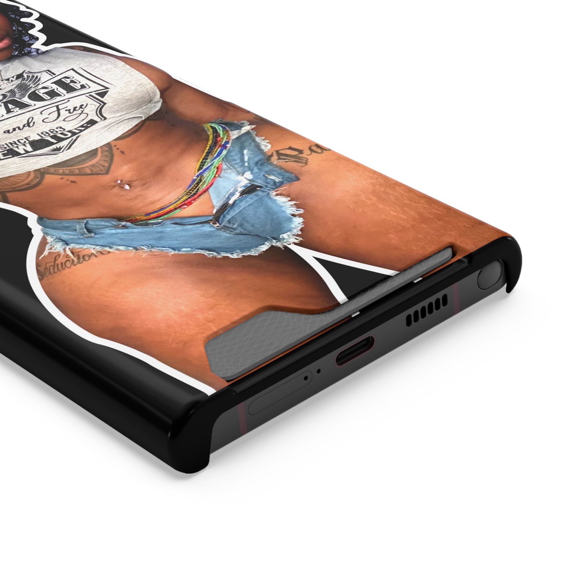 ZMEENAORR Phone Case With Card Holder