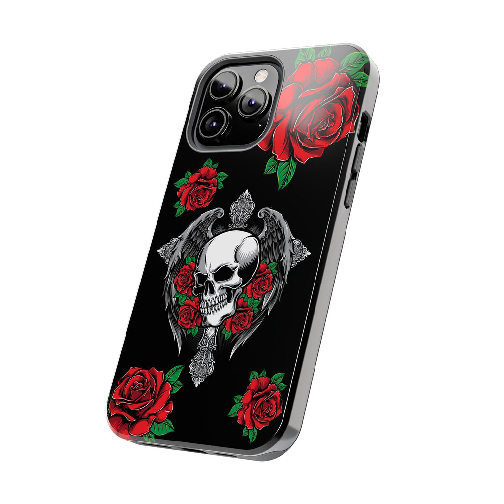 Skull and Rose Phone Case