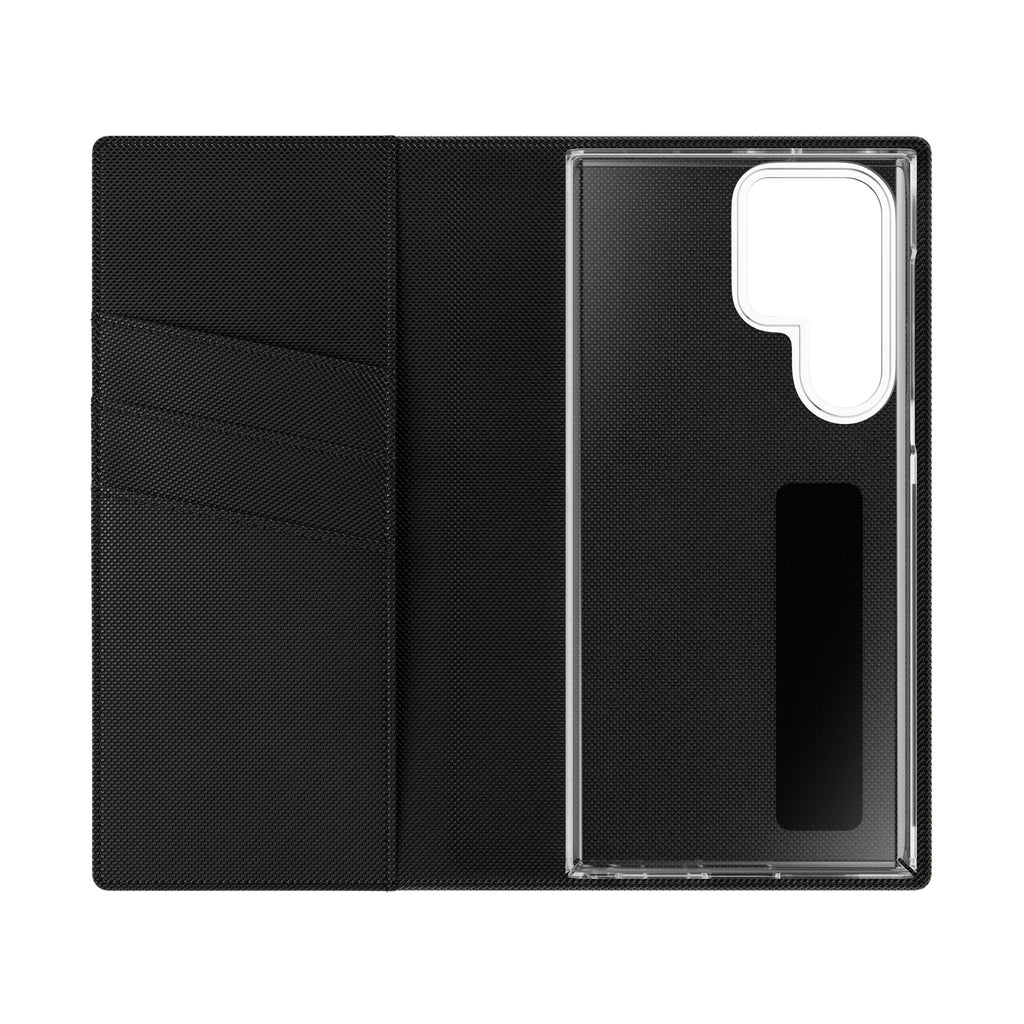 Black Personalized Flip Phone Case – "Super Wet" Graphic & Name (Tamena)