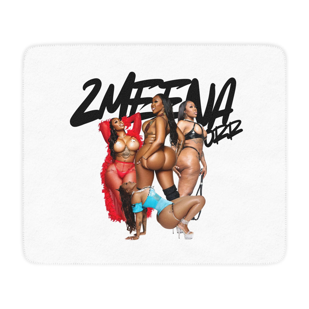ZEE Sherpa Blanket with Sexy Pinup Crew Graphic