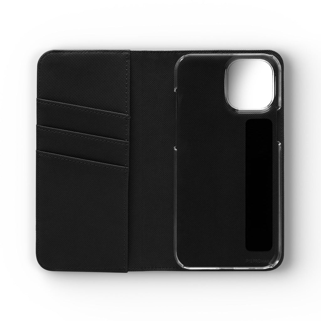 Black Personalized Flip Phone Case – "Super Wet" Graphic & Name (Tamena)