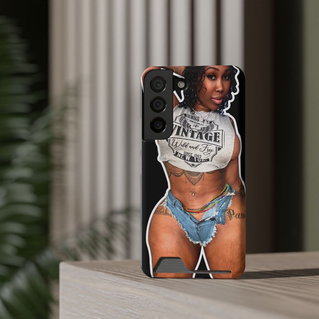 ZMEENAORR Phone Case With Card Holder