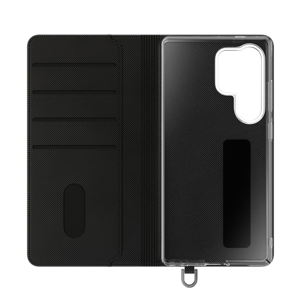 Black Personalized Flip Phone Case – "Super Wet" Graphic & Name (Tamena)