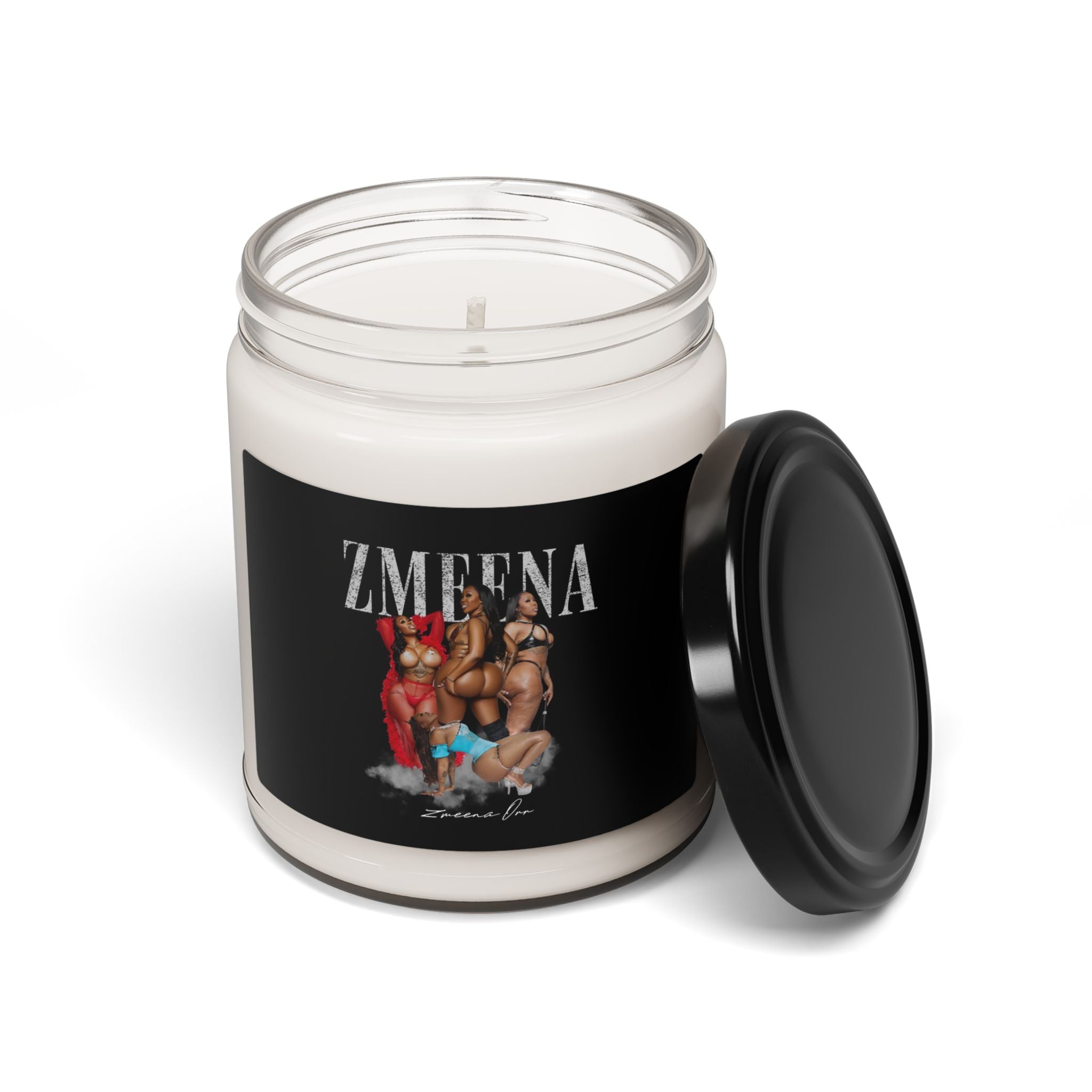 Soy Candle — ZMEENA Graphic Scented Jar (9oz)