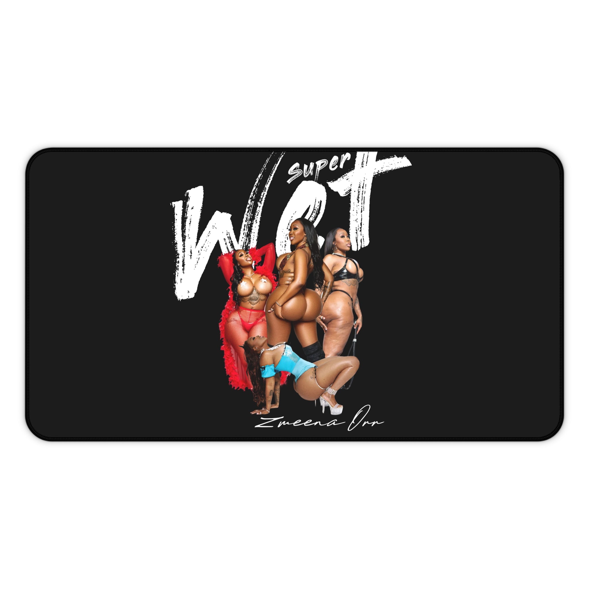 Desk Mat — "Vogue Vixen" Pin-Up Girl Gaming/Office Desk Mat