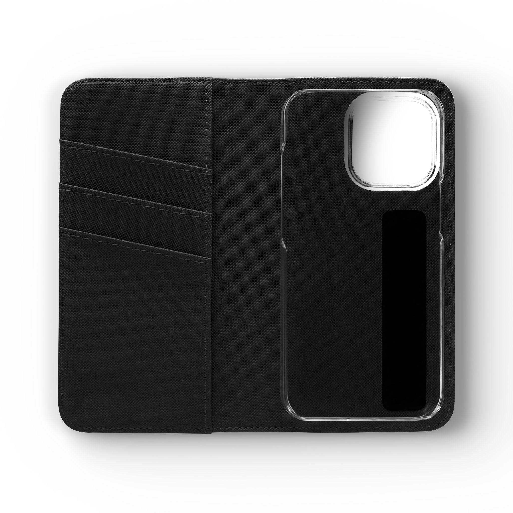 Black Personalized Flip Phone Case – "Super Wet" Graphic & Name (Tamena)