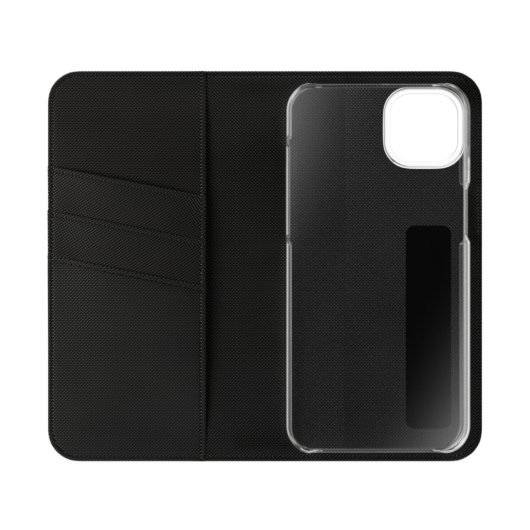 Black Personalized Flip Phone Case – "Super Wet" Graphic & Name (Tamena)