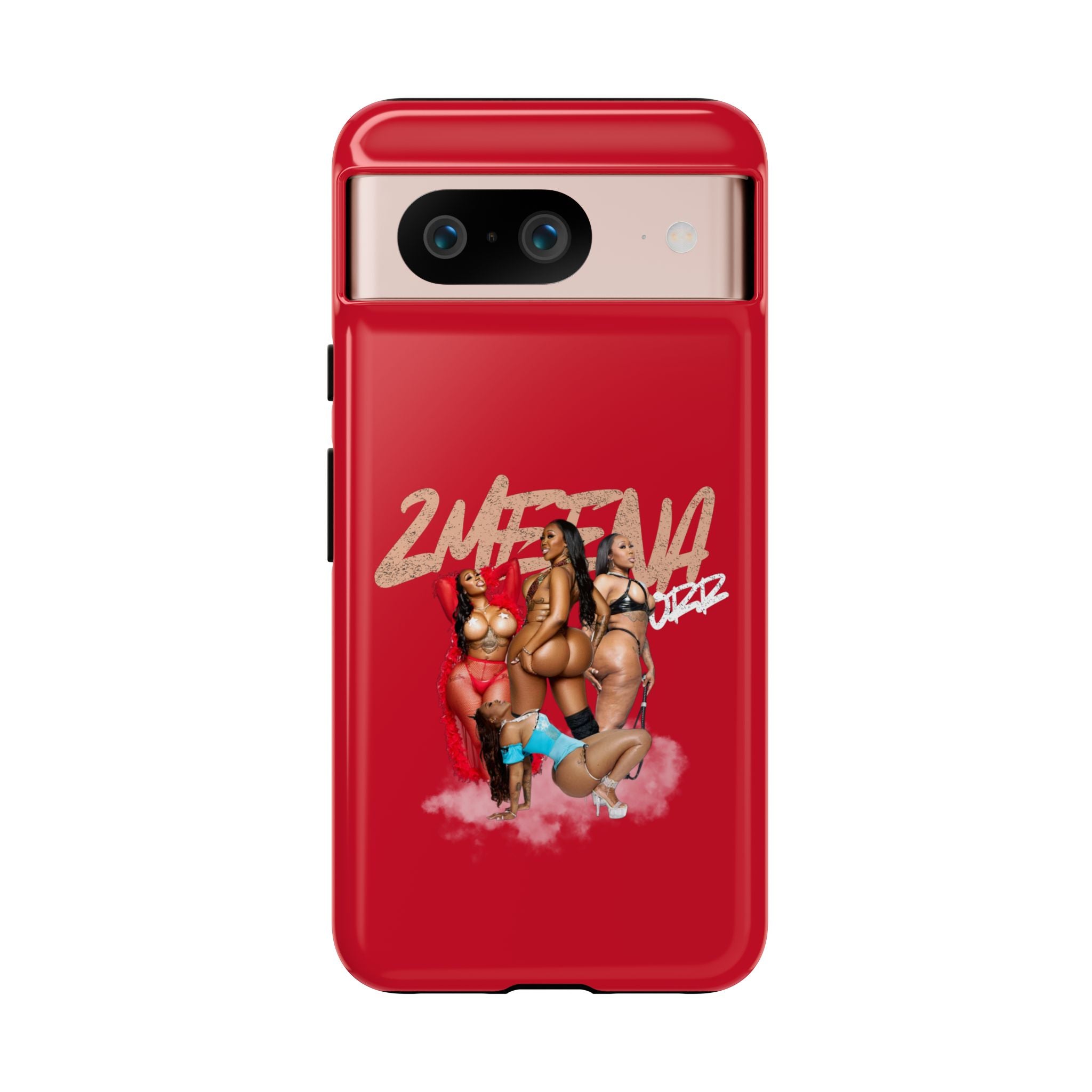 Phone Case - '2MEEZNA' Pin-Up Trio Graphic Slim Protective Cover