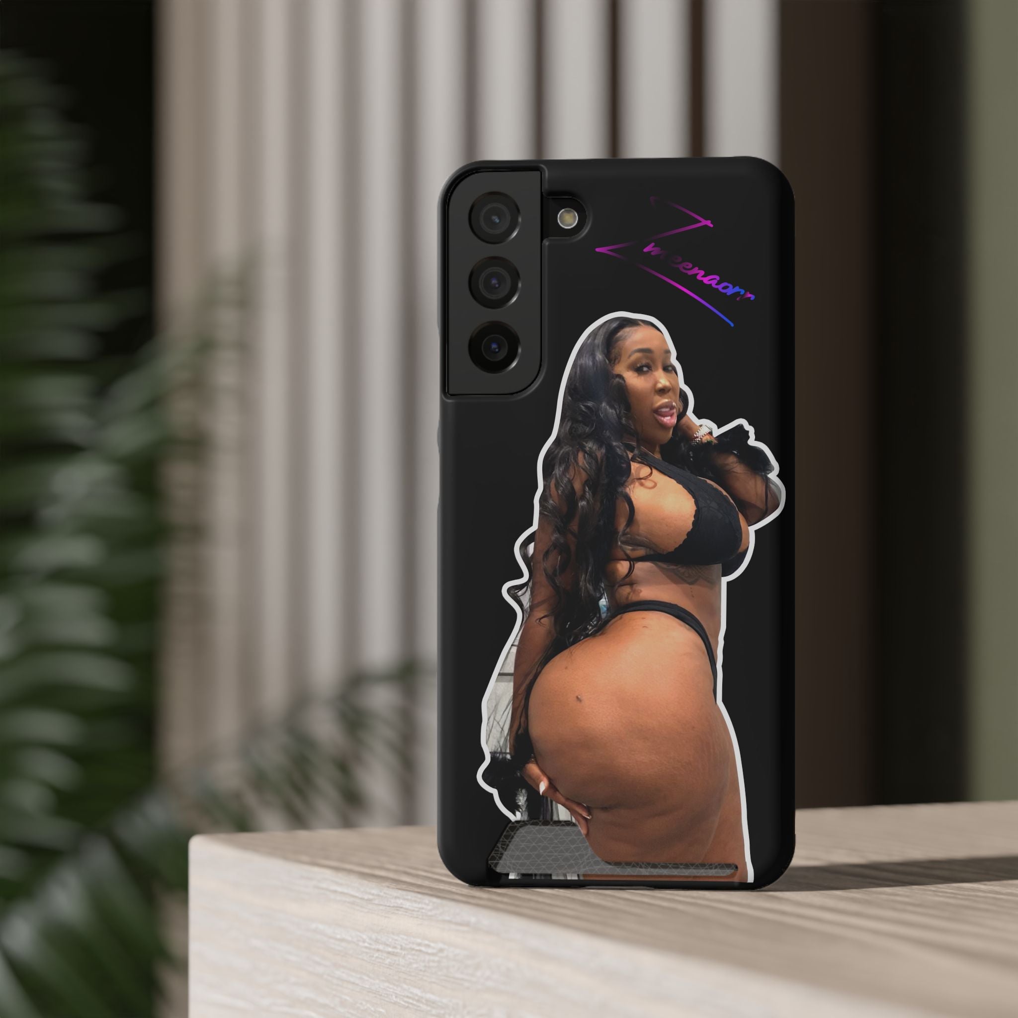 ZMEENAORR Phone Case X  With Card Holder