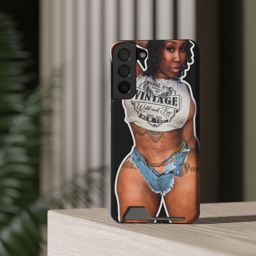 ZMEENAORR Phone Case With Card Holder