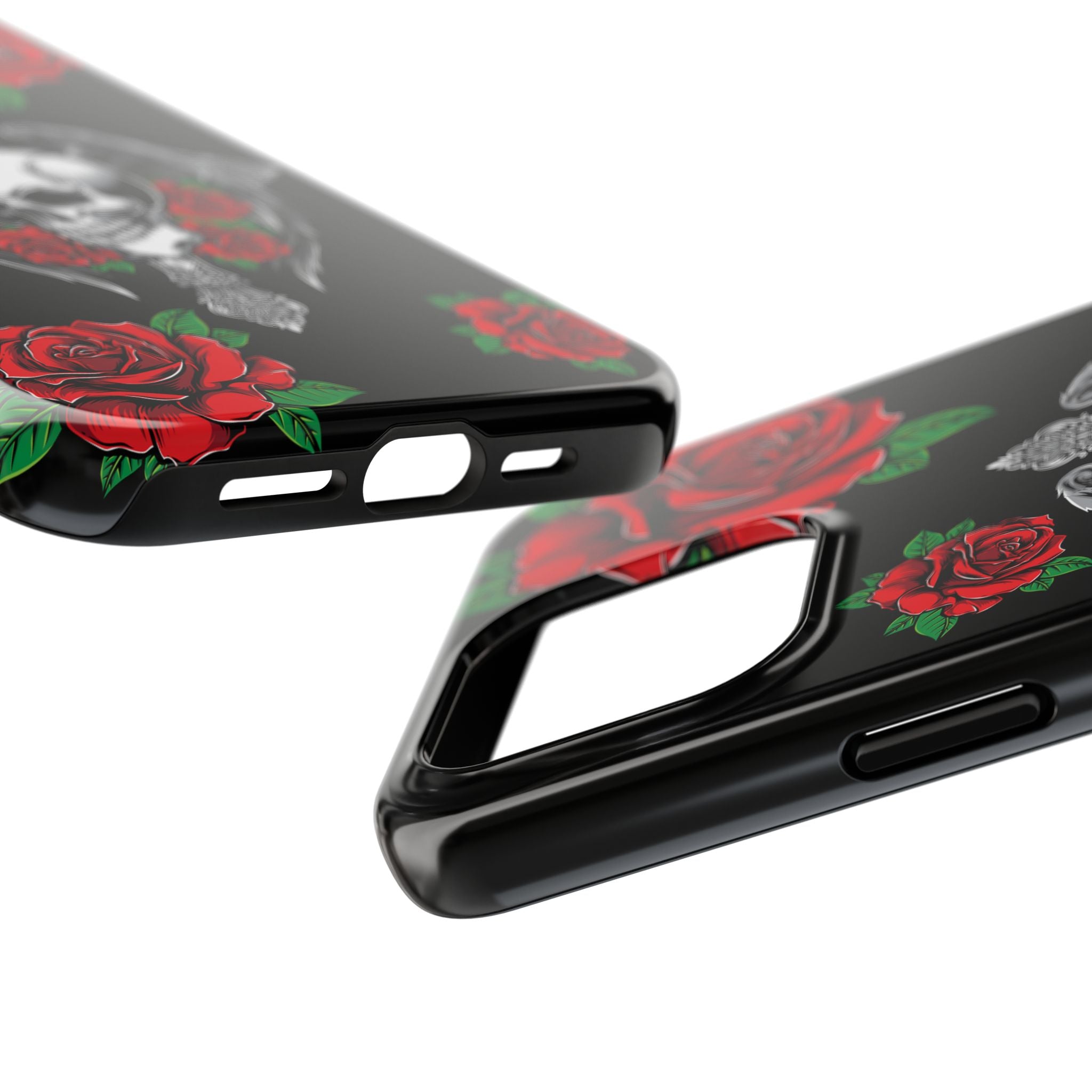 Skull and Rose Phone Case