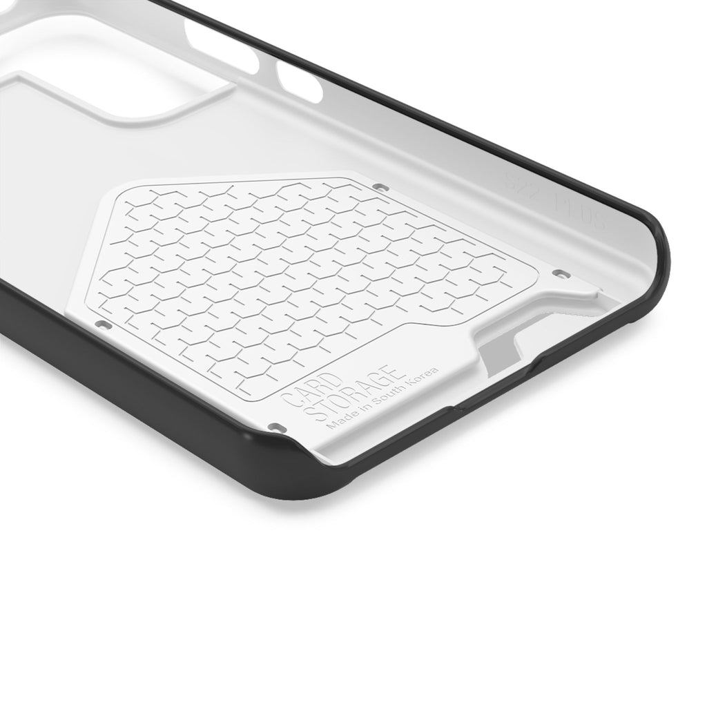 Phone Case with Card Holder — 'Super Wet' Pinup Crew Graphic