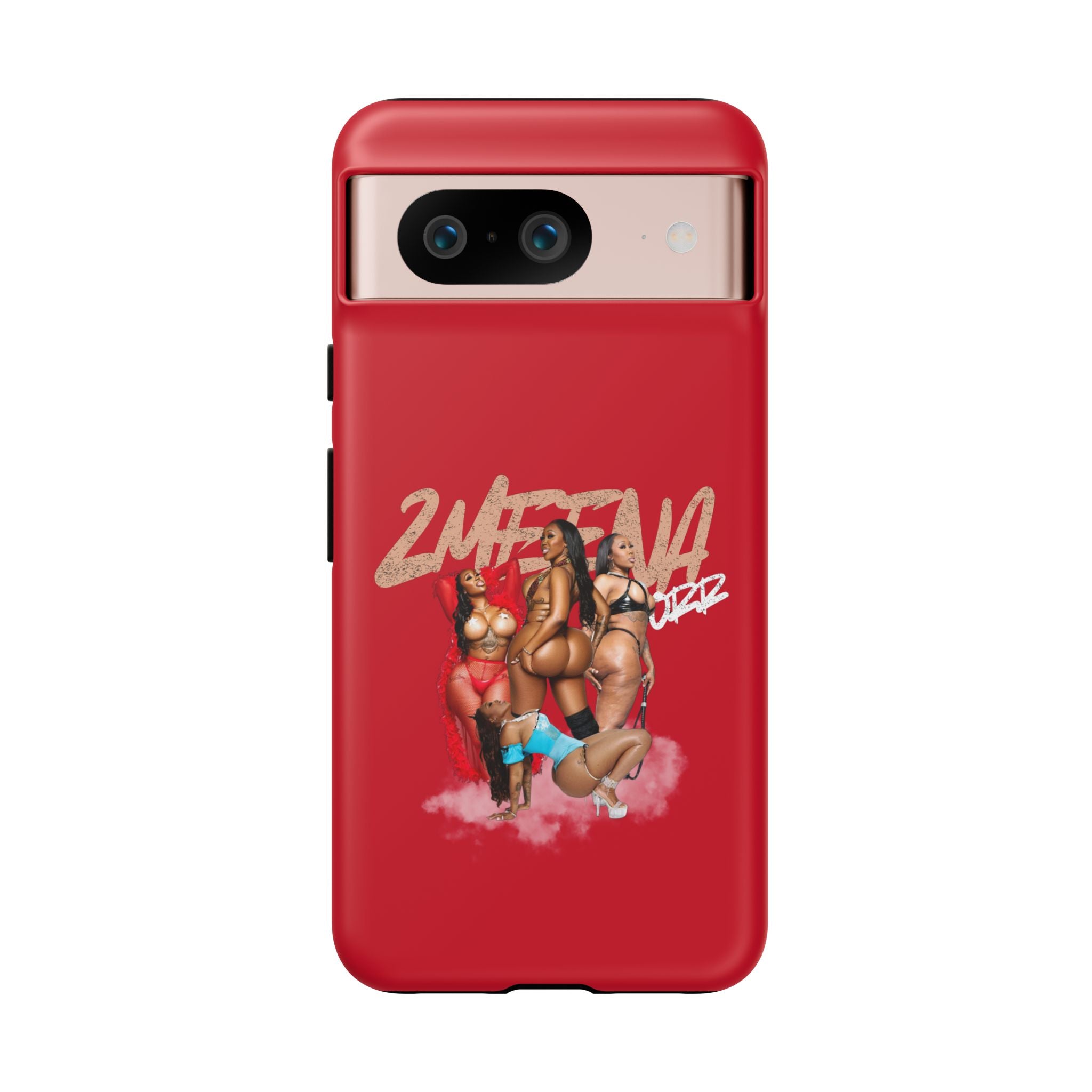 Phone Case - '2MEEZNA' Pin-Up Trio Graphic Slim Protective Cover