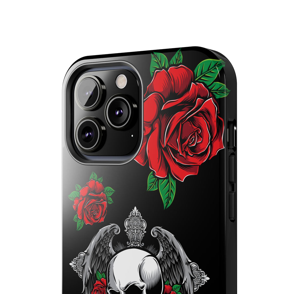 Skull and Rose Phone Case
