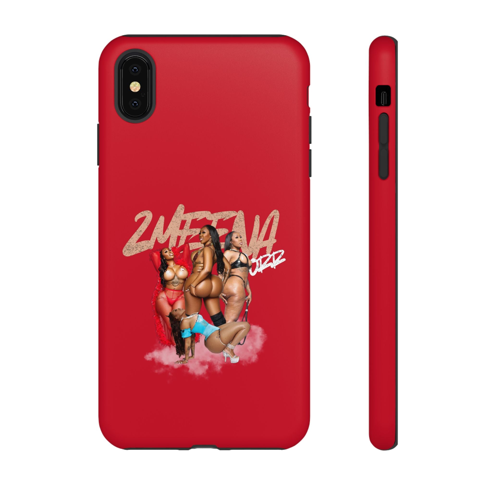 Phone Case - '2MEEZNA' Pin-Up Trio Graphic Slim Protective Cover